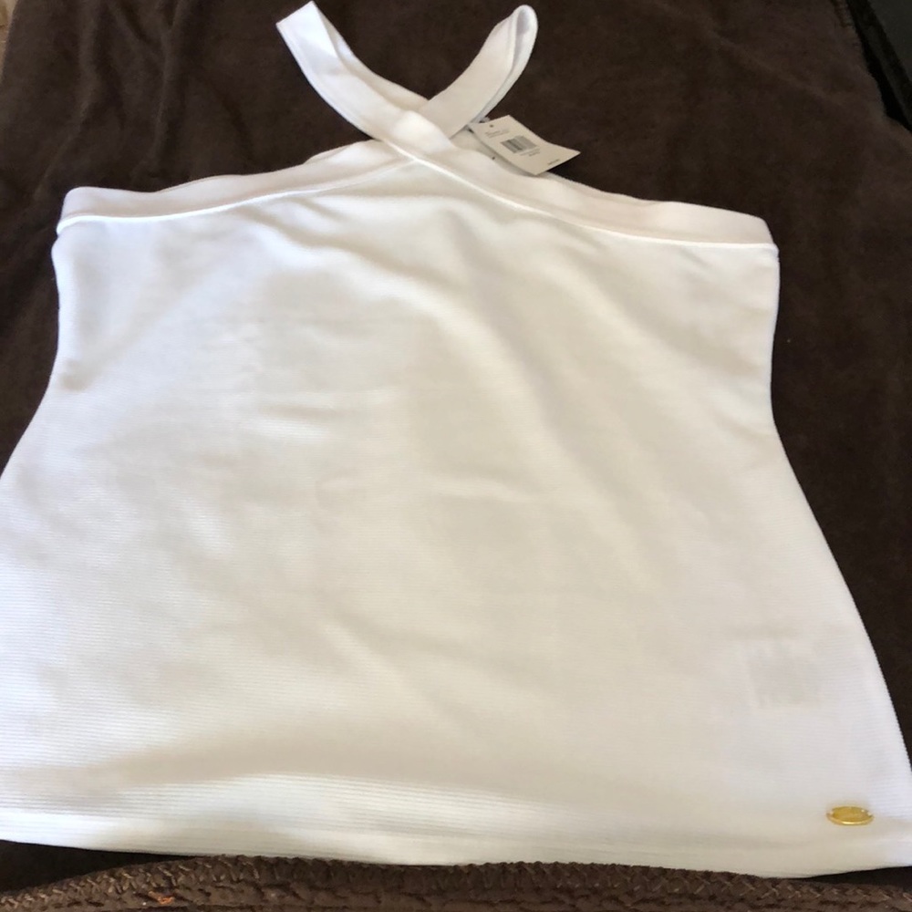 Guess white top
